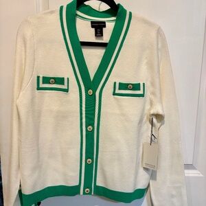 Dressy varsity sweater